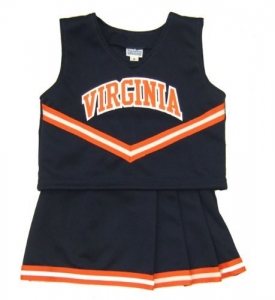 Virginia Cavaliers NCAA College Youth Cheerleading Outfits-FREE SHIPPING