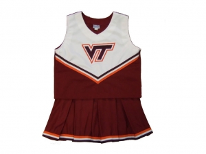 Virginia Tech Hokies NCAA College Youth Cheerleading Outfits-FREE SHIPPING