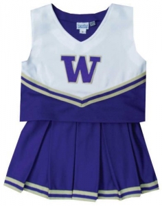 Washington Huskies NCAA College Youth Cheerleading Outfits-FREE SHIPPING