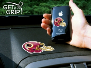 Washington Redskins "Get A Grip" Cell Phone/Mp3 Dashboard Grips-FREE SHIPPING