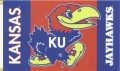 Kansas Jayhawks NCAA 3 x 5 Flag