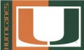 Miami Hurricanes NCAA 3 x 5 Flag