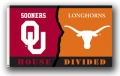 Oklahoma Sooners/ Texas Longhorns Rivalry 3 x 5 Flag