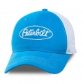 Peterbilt Motors Trucks Marine Blue & White Sueded Mesh Cap