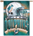 Miami Dolphins NFL 27" x 37" Vertical Outdoor Flag