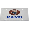 St. Louis Rams Laser Cut/Mirrored License Plate