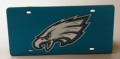 Philadelphia Eagles Green Laser Cut License Plate