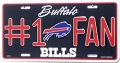Buffalo Bills #1 Fan Aluminum License Plate