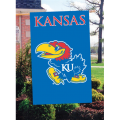 Kansas Jayhawks Embroidered Vertical Outdoor Flag