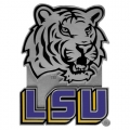 LSU Tigers NCAA Logo Style Hitch Cover