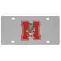 Nebraska Cornhuskers NCAA Stainless Steel License Plate