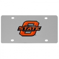 Oklahoma State Cowboys NCAA Stainless Steel License Plate