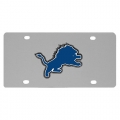 Detroit Lions Stainless Steel License Plate
