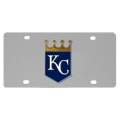Kansas City Royals MLB Stainless Steel License Plate