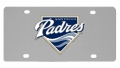 San Diego Padres MLB Stainless Steel License Plate