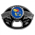 Kansas Jayhawks NCAA Bottle Opener Tailgater Belt Buckle