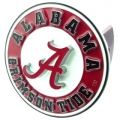 Alabama Crimson Tide "A"  NCAA Pewter Trailer Hitch Cover