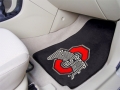 Ohio State Buckeyes 2pc Universal Carpet Car Mats