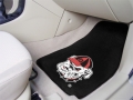 Georgia Bulldogs "UGA Dawg" Logo Universal 2pc Black Car Floor Mats