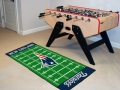 New England Patriots 29.5" x 72" NFL Office/House Football Field Floor Runner