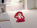 Nebraska Cornhuskers Mascot Cut-Out Floor Mat