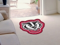 Wisconsin Badgers Mascot Cut-Out Floor Mat