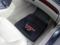 Virginia Tech Hokies Premium All Weather 2pc Rubber Car Floor Mats