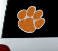 Clemson Tigers NCAA Logo Glass Tatz ""Cutz"" Window Graphic/Decals