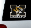 Missouri Tigers NCAA Logo Glass Tatz ""Cutz"" Window Graphic/Decals