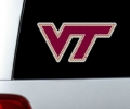Virginia Tech Hokies NCAA Logo Glass Tatz ""Cutz"" Window Graphic/Decal