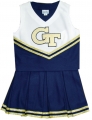 Georgia Tech Yellow Jackets NCAA College Youth Cheerleading Outfits-FREE SHIPPING