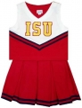 Iowa State Cyclones NCAA College Youth Cheerleading Outfits-FREE SHIPPING