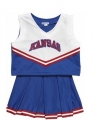Kansas Jayhawks NCAA College Youth Cheerleading Outfits-FREE SHIPPING