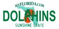 Miami Dolphins State Background License Plate