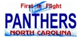 Carolina Panthers State Background License Plate
