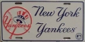 New York Yankees Top Hat License Plate