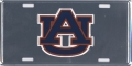 Auburn Tigers Chrome Aluminum License Plate
