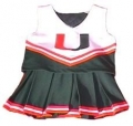 Miami Hurricanes NCAA College Youth Cheerleading Outfits-FREE SHIPPING