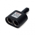 Road Pro 12-Volt 2 Outlet Cigarette Lighter Adapter